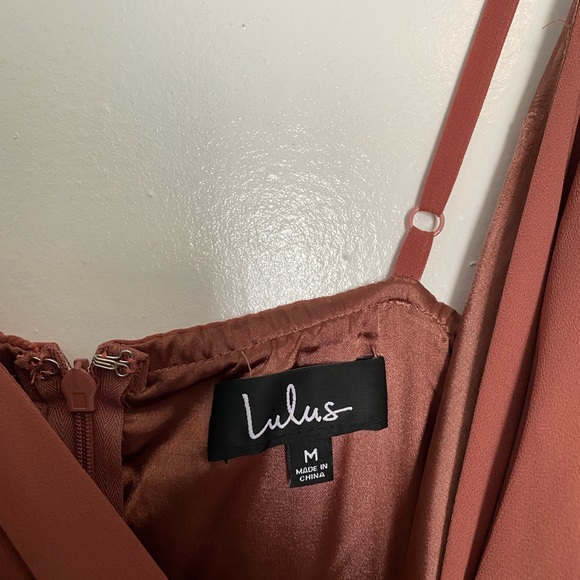 All About Love Rusty Rose Maxi Dress LuLu’s - Picture 2 of 3